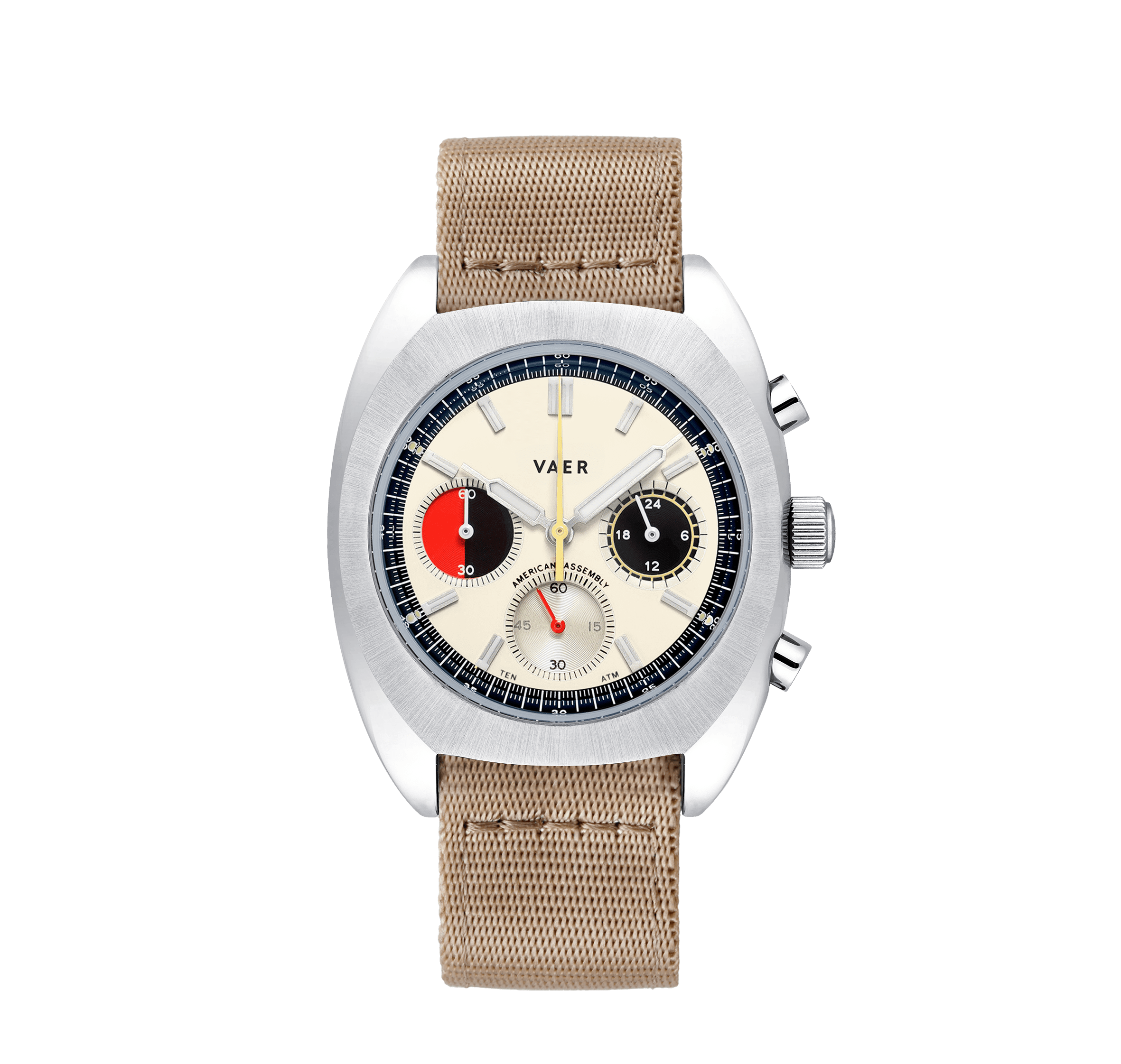 R1 USA Racing Chronograph - Cream 38mm