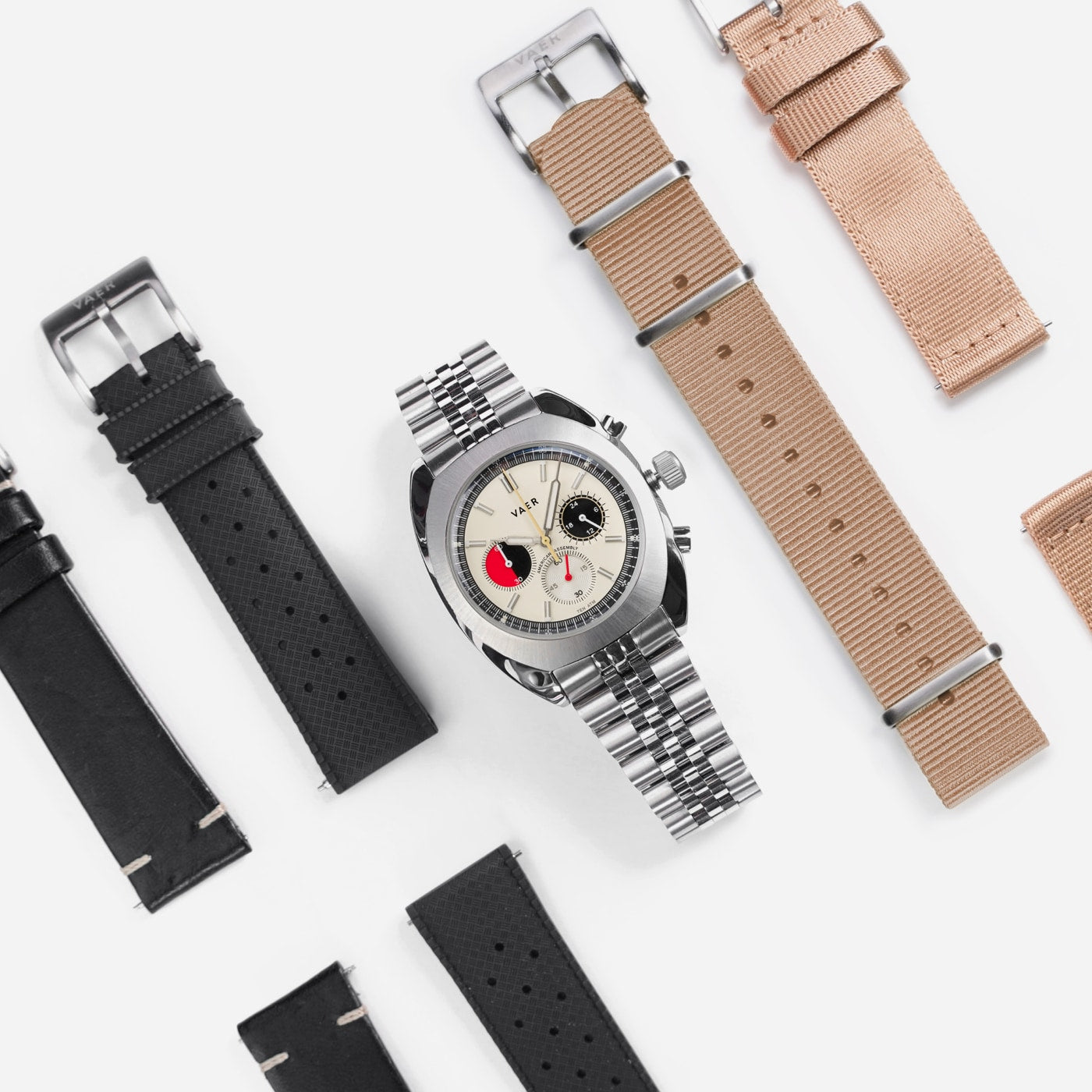 R1 USA Racing Chronograph - Cream 42mm