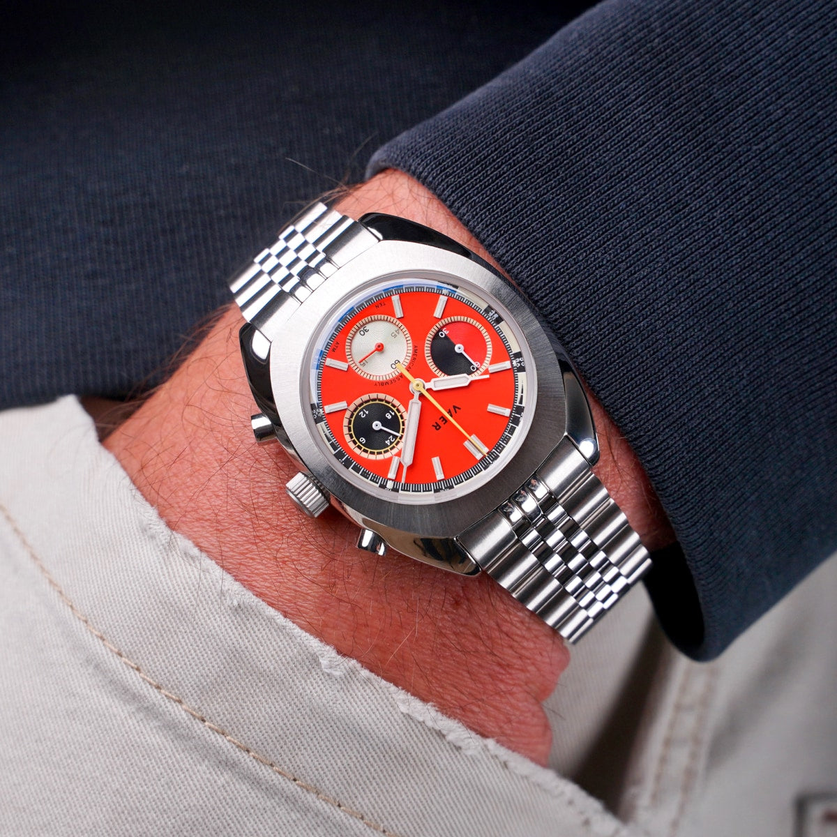 R1 USA Racing Chronograph - Orange 38mm