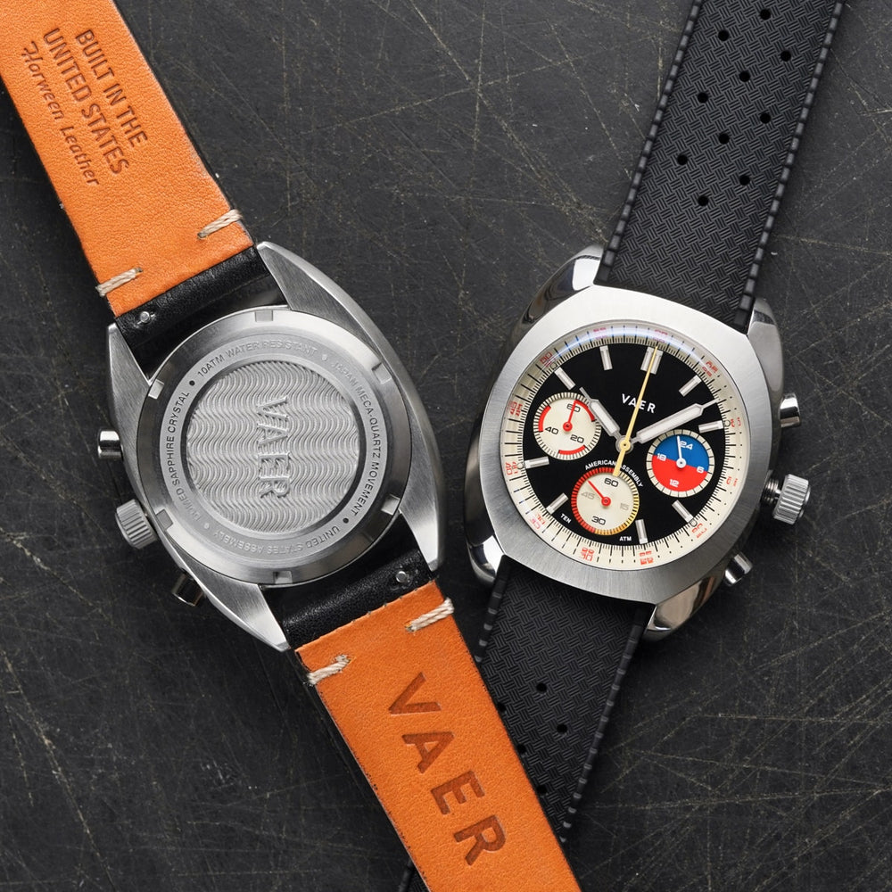 Neue Uhr: Vaer R1 USA Racing Chronograph - Panda