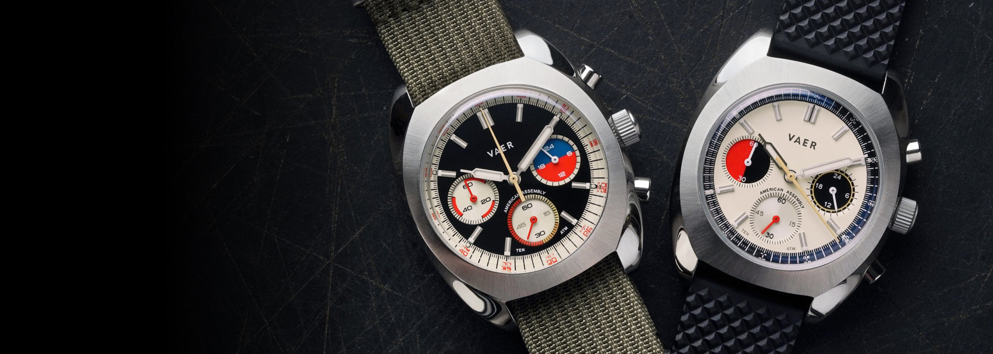 Vaer - R1 USA Racing Chronograph - Landing Page