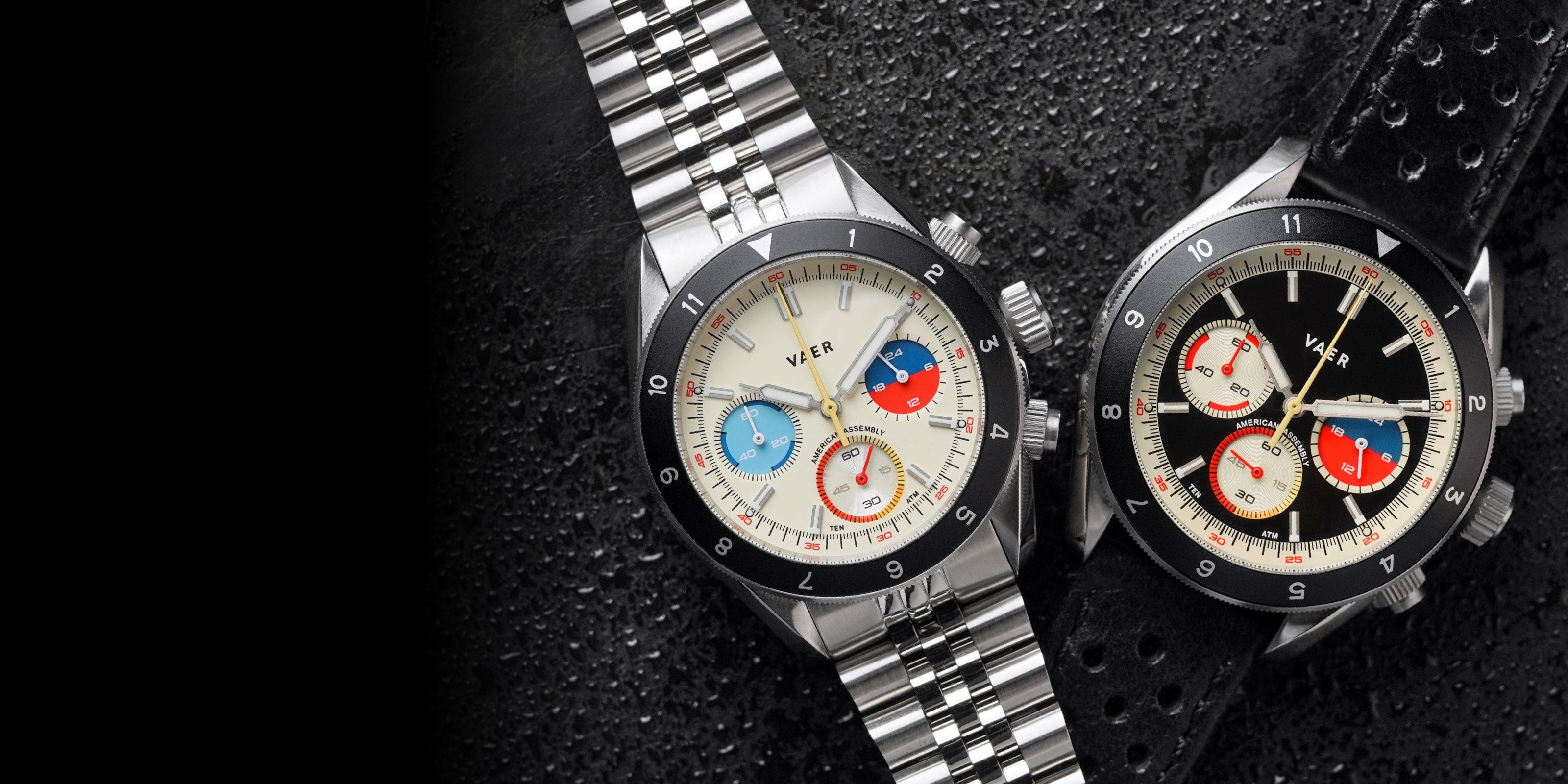 VAER New R1 Chronograph Watches | Meca-Quartz Movements | 10 ATM