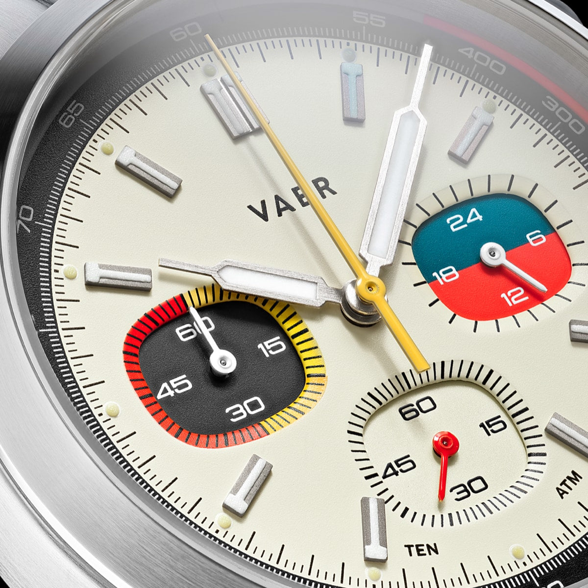 VAER | RS1 Rally USA Chronograph: 40mm, 10ATM, Sapphire Glass