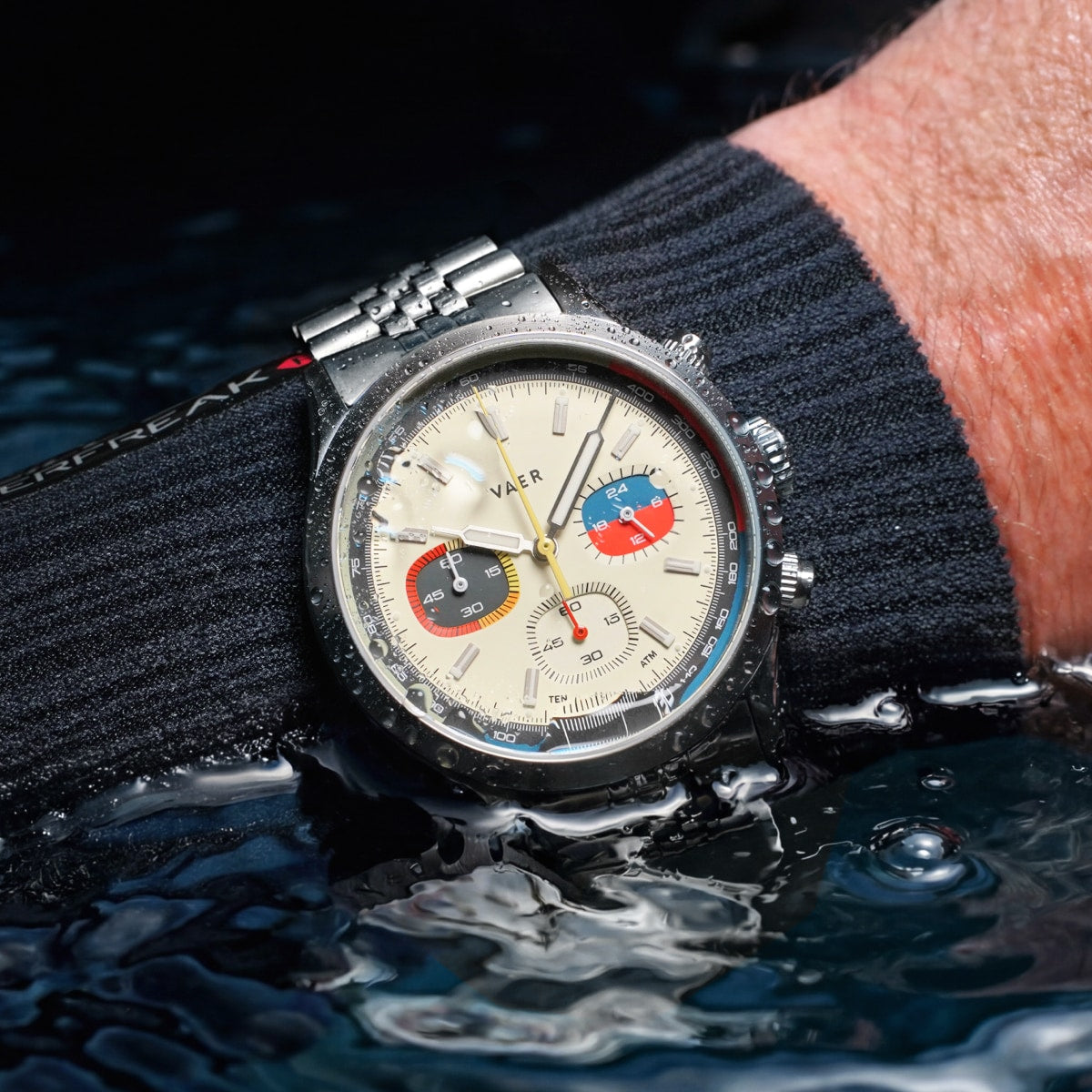VAER | RS1 Rally USA Chronograph: 40mm, 10ATM, Sapphire Glass