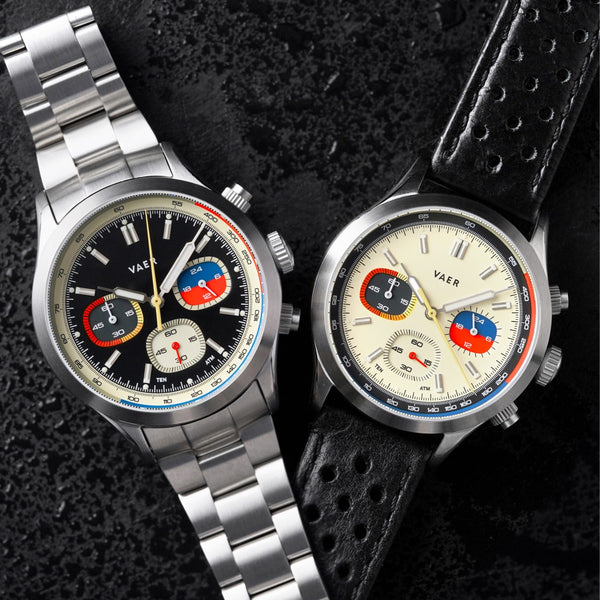 VAER | RS1 Rally USA Chronograph: 40mm, 10ATM, Sapphire Glass | Quartz ...