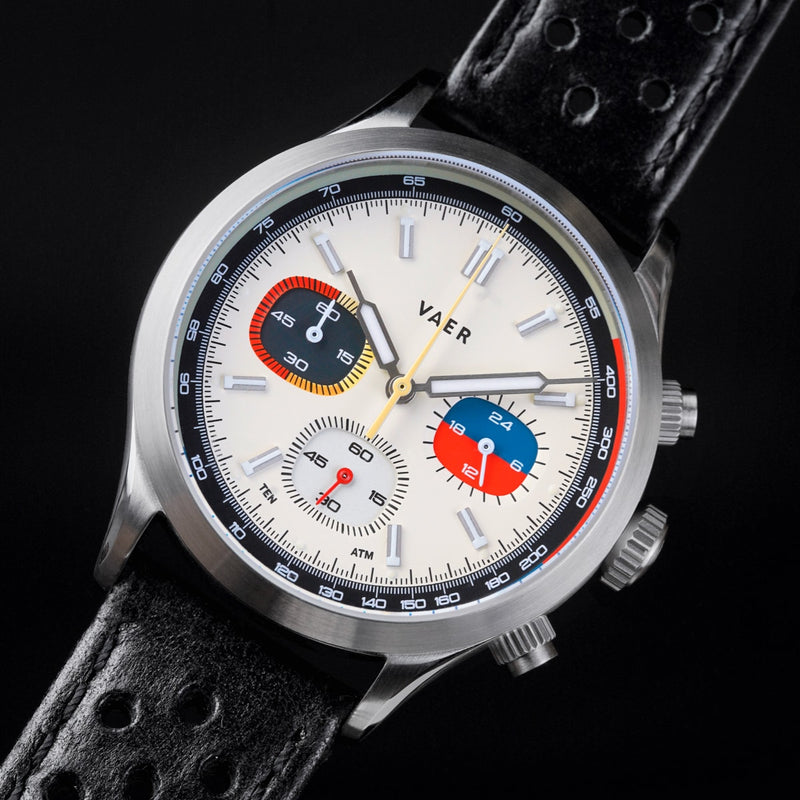 VAER | RS1 Rally USA Chronograph: 40mm, 10ATM, Sapphire Glass | Quartz ...