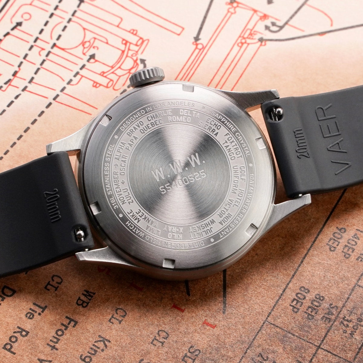 VAER | Dirty Dozen Field Watch - 10ATM, Ocean Ready, USA Assembly