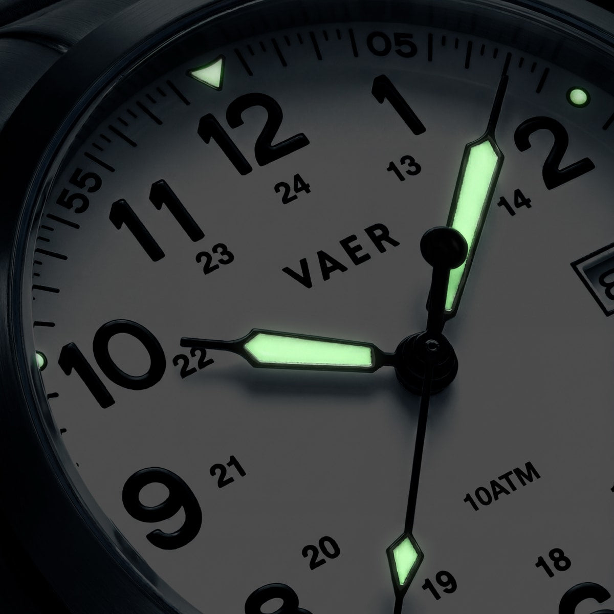 S5 Calendar Field White - 40mm Quartz