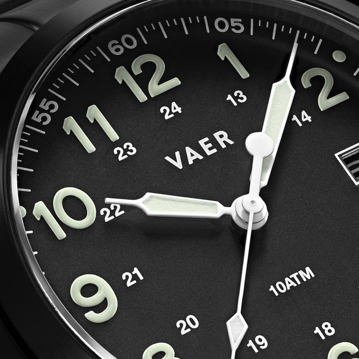 VAER | S5 Field: 10ATM, Sapphire Glass, 2x Straps