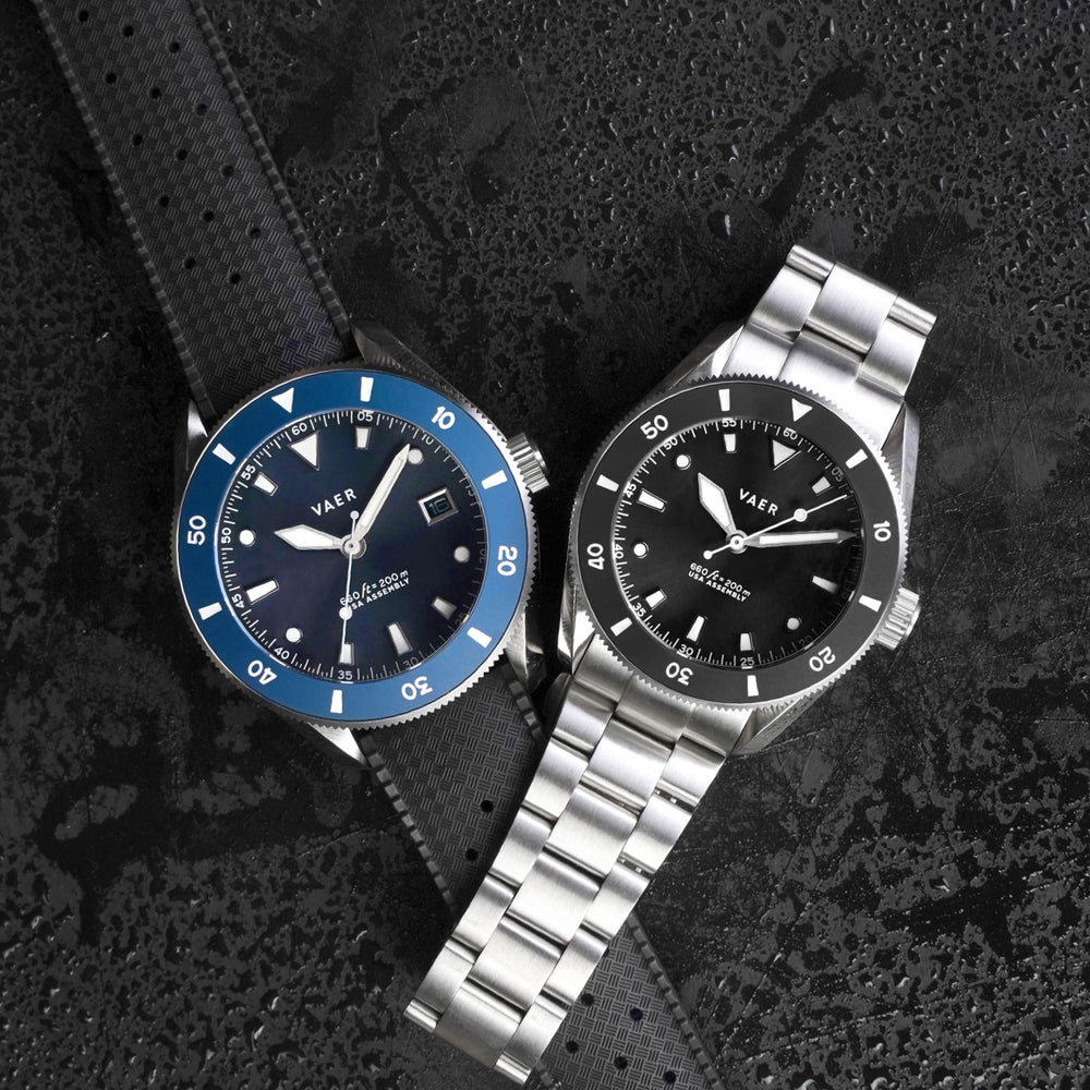 VAER - Mens Solar Watches - Free U.S. Shipping - Swim & Surf Ready