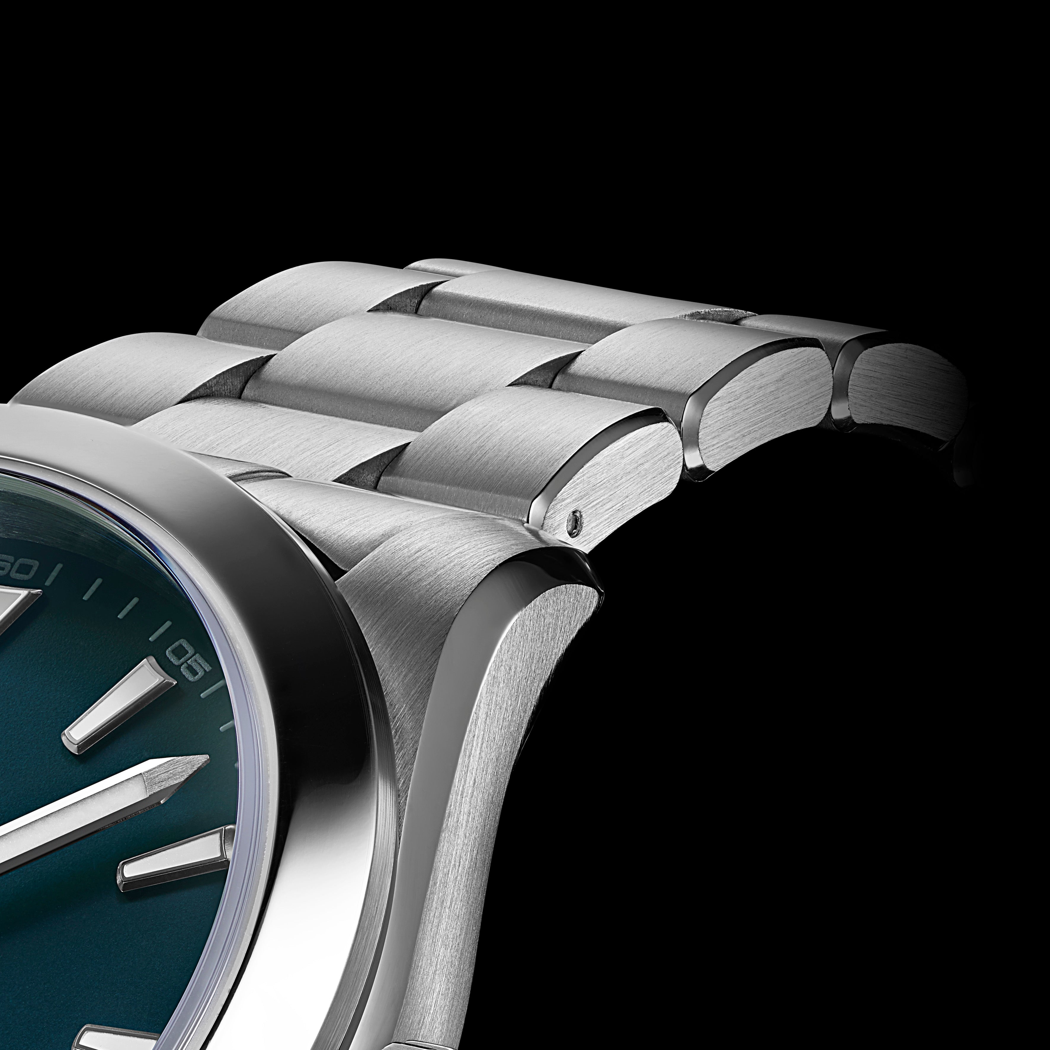 VAER | Premium Steel Dive Bracelet 39mm: Oyster Style, Milled