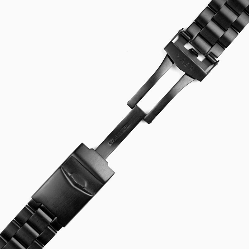 VAER | Premium PVD Bracelet: Oyster Style, Milled Clasp, Solid End Links