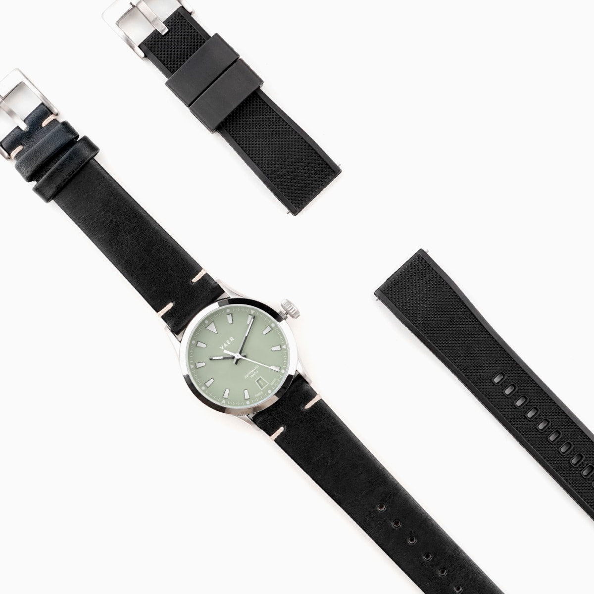 A7 Atlas Olive - Swiss Made Auto 36mm