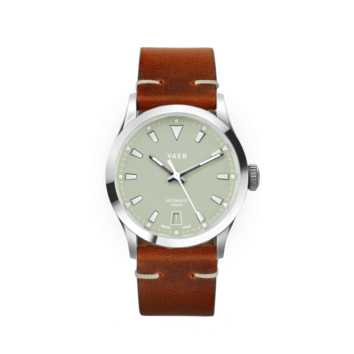 A7 Atlas Olive - Swiss Made Auto 36mm