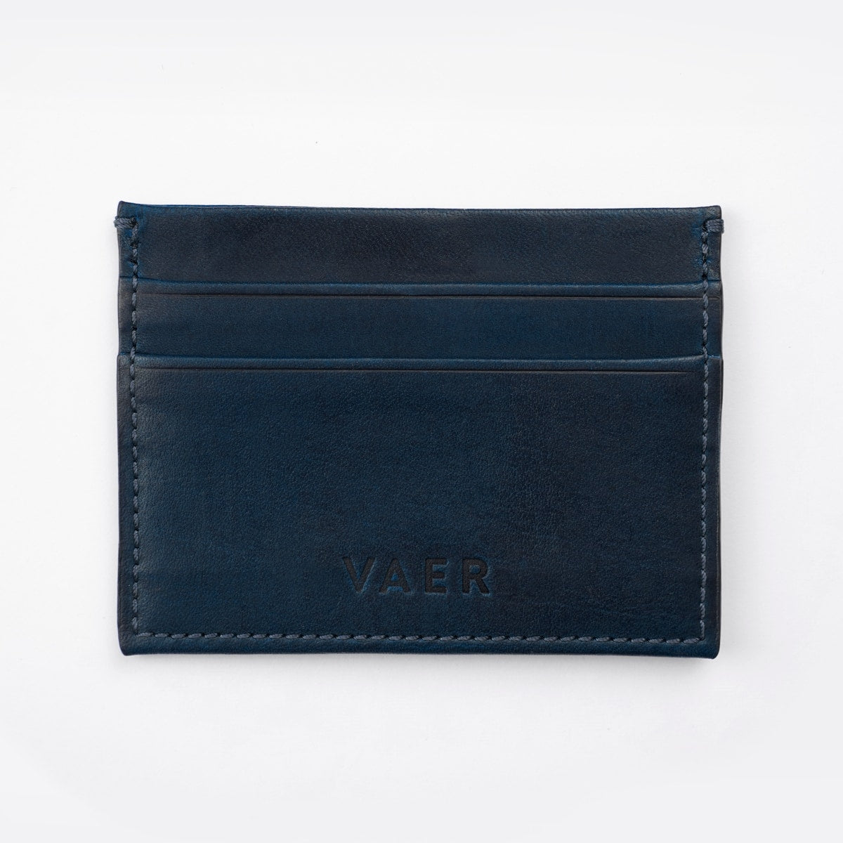 Blue/Black Leather Cardholder Wallet