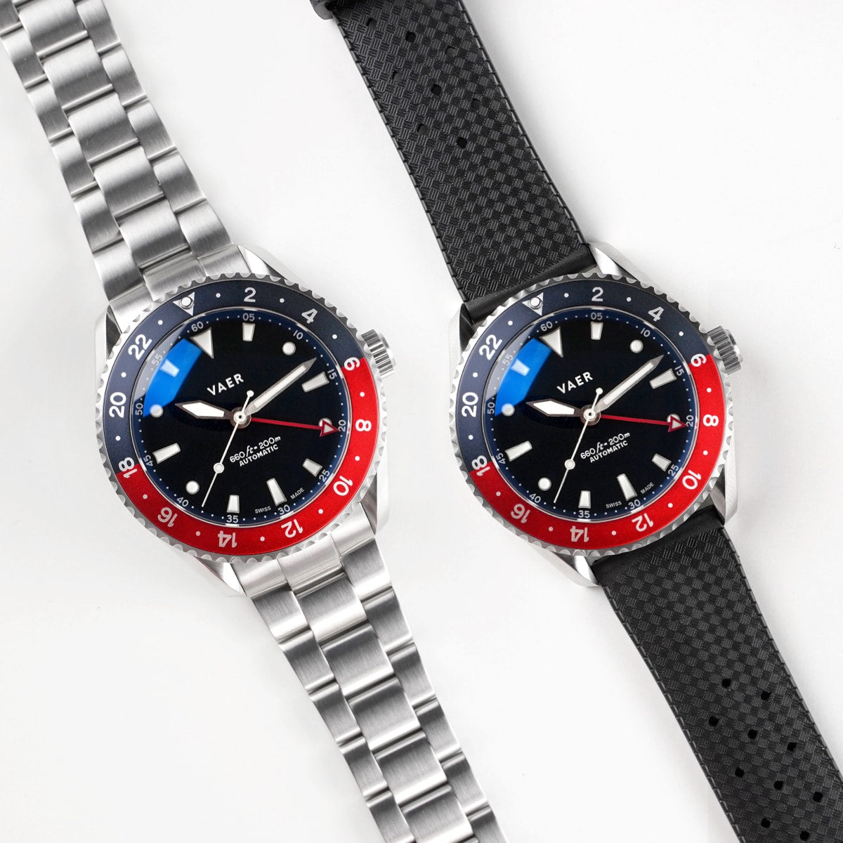 G7 Meridian Navy/Red - 39mm Swiss GMT