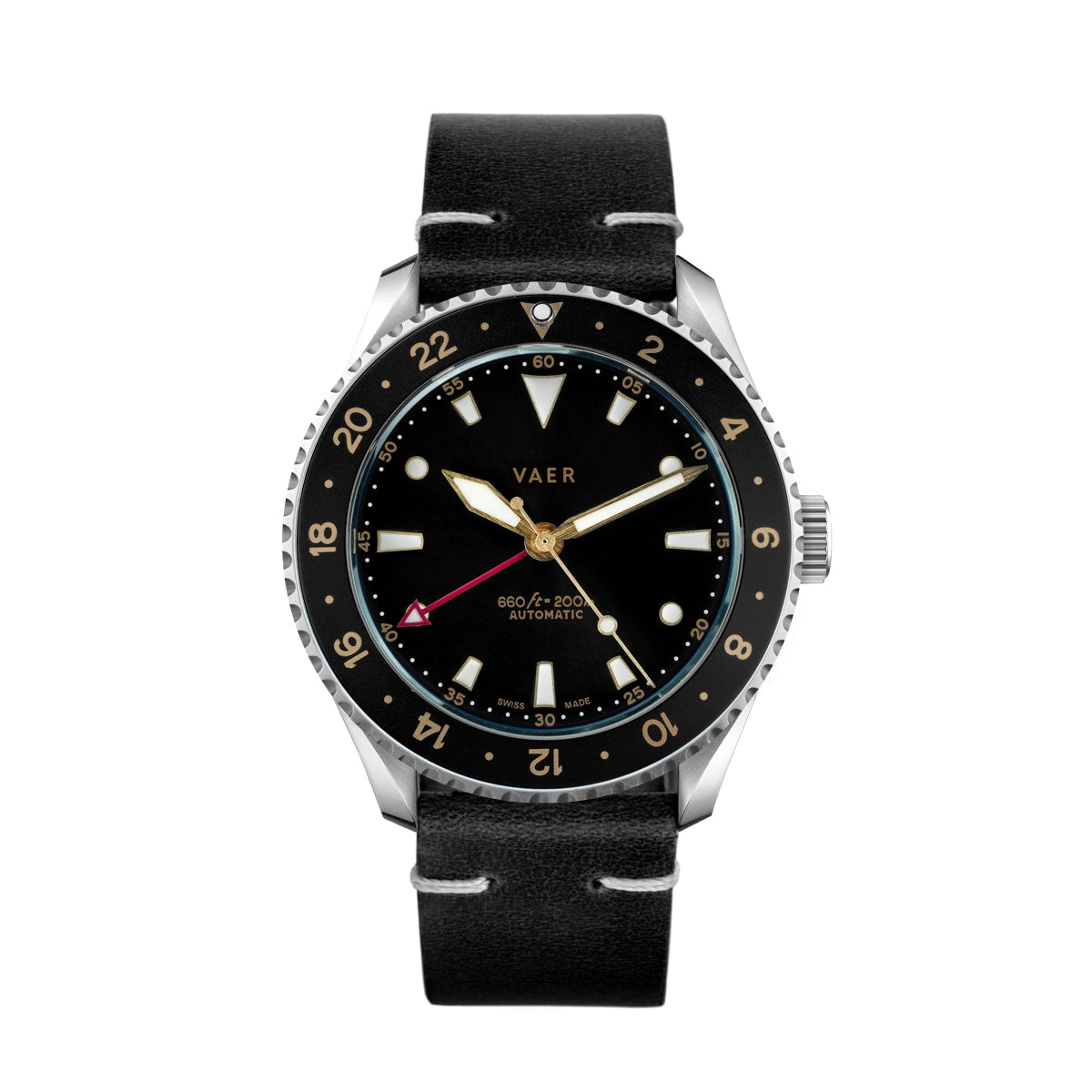 VAER G5 Meridian True Navy/Black GMT: 20ATM, Sapphire