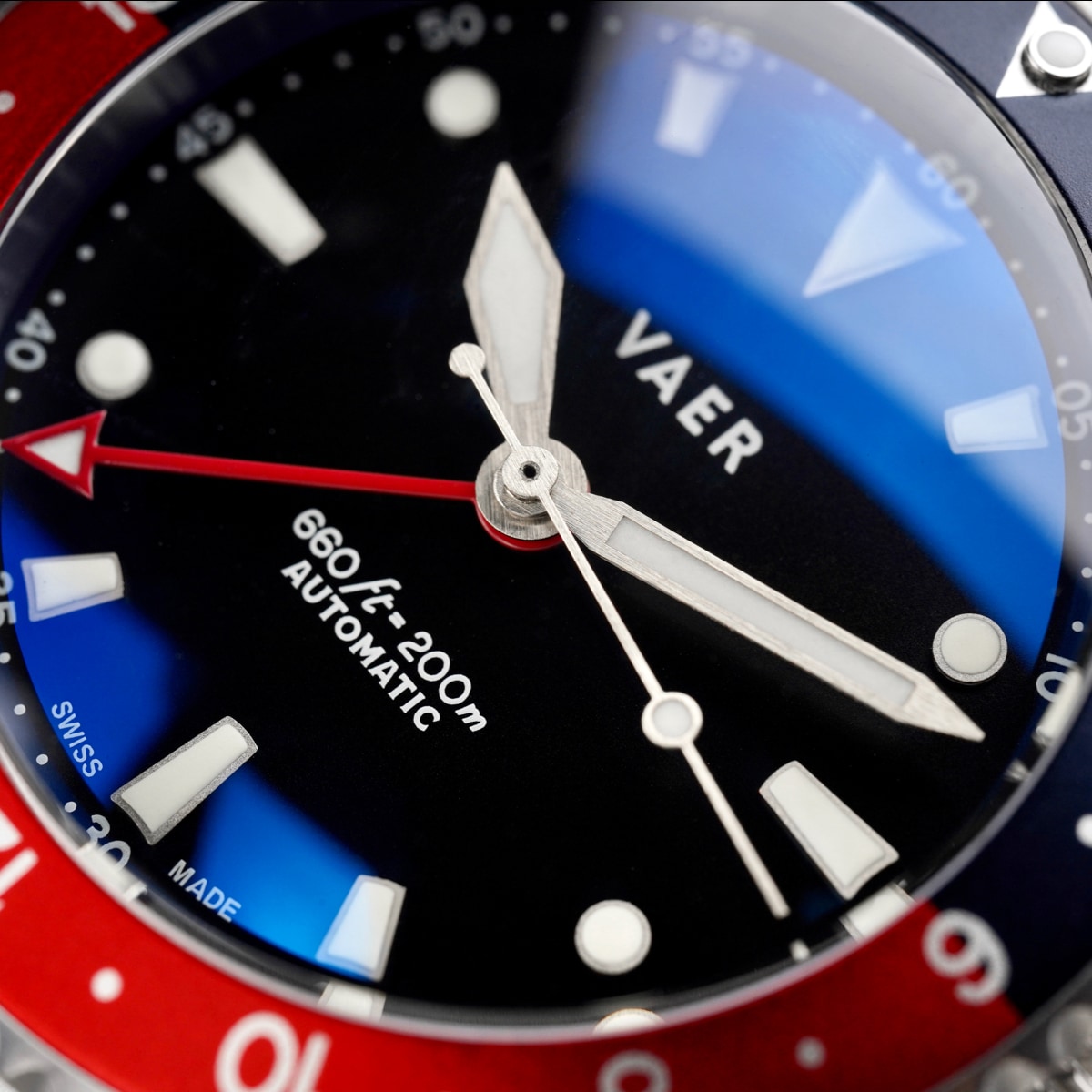G7 Meridian Navy/Red - 39mm Swiss GMT