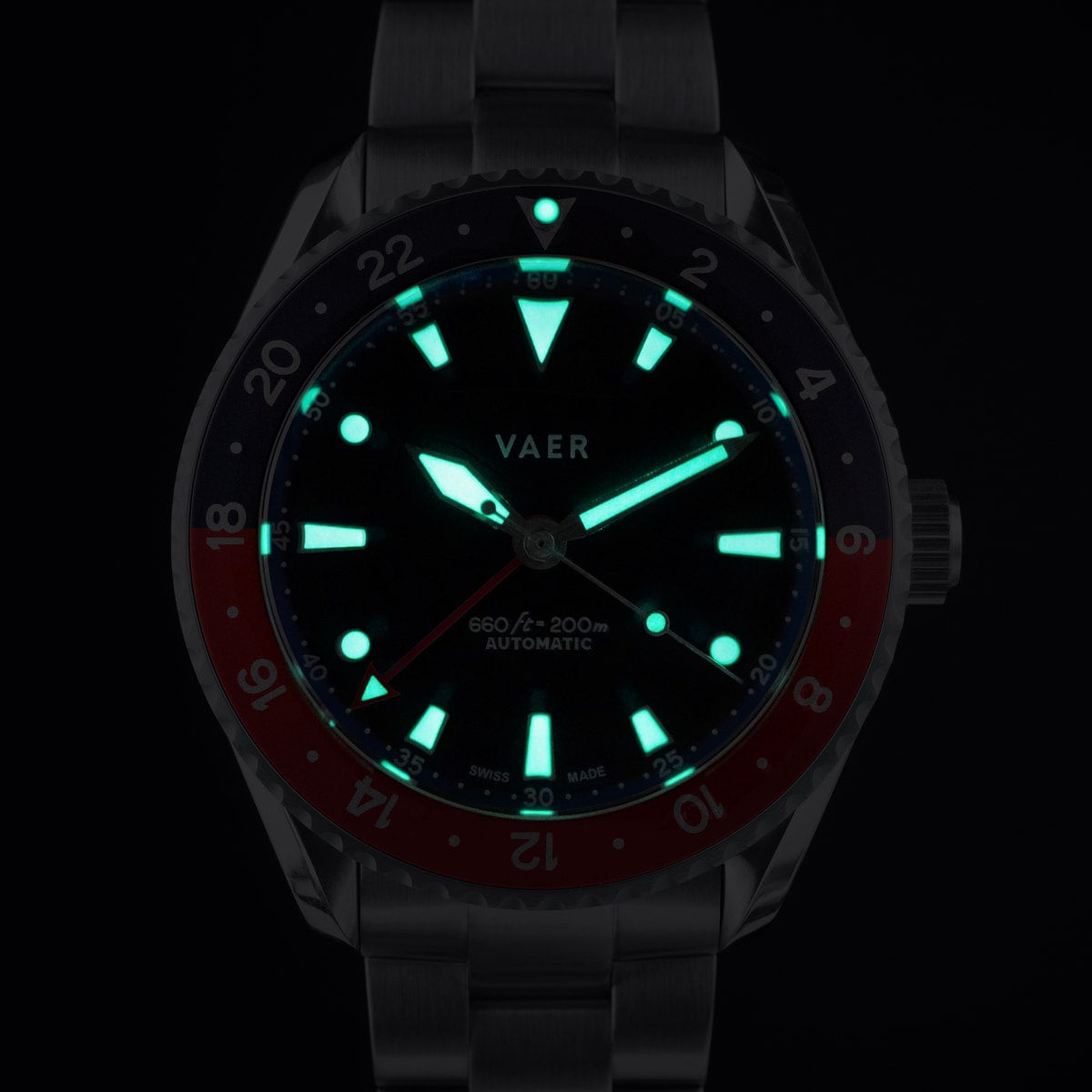 G7 Meridian Navy/Red - 39mm Swiss GMT