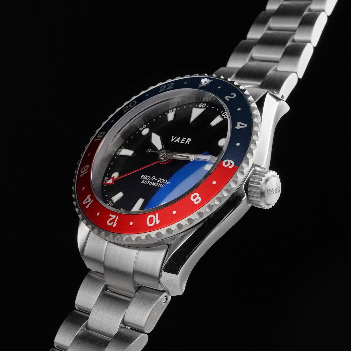 G7 Meridian Navy/Red - 39mm Swiss GMT