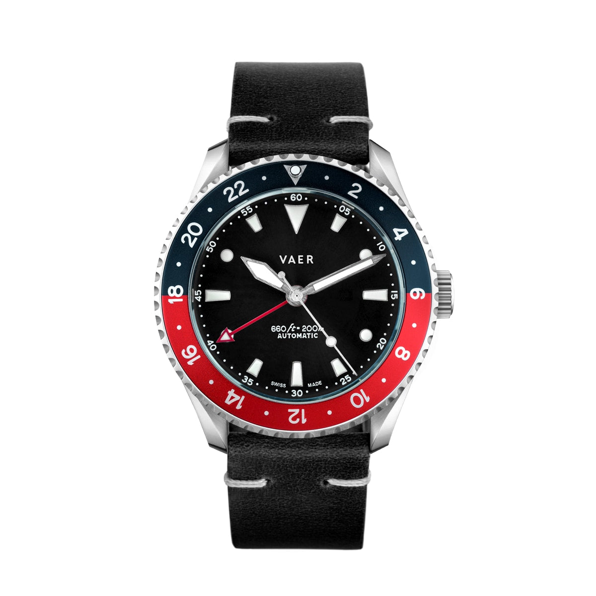 G7 Meridian Navy/Red - 39mm Swiss GMT