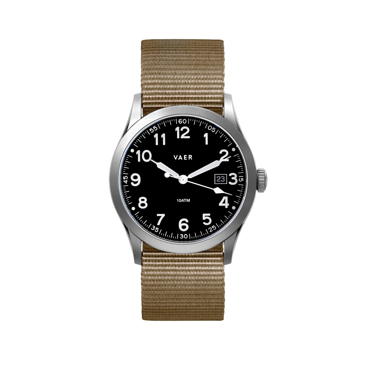 S3 Calendar Field Black - 36mm Quartz